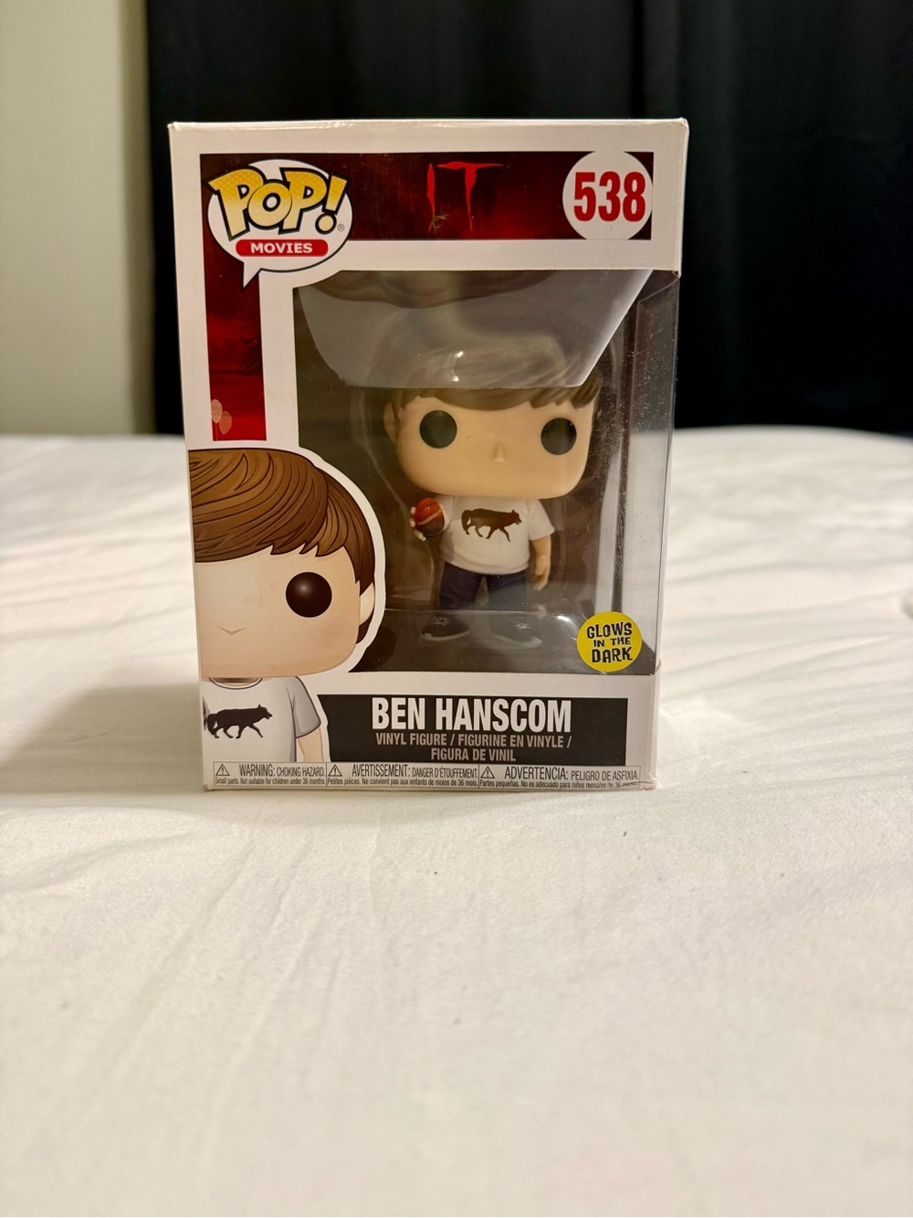 Funko Pop! Movies Ben Hanscom Vinyl Figure 538 - White, Brown, Black